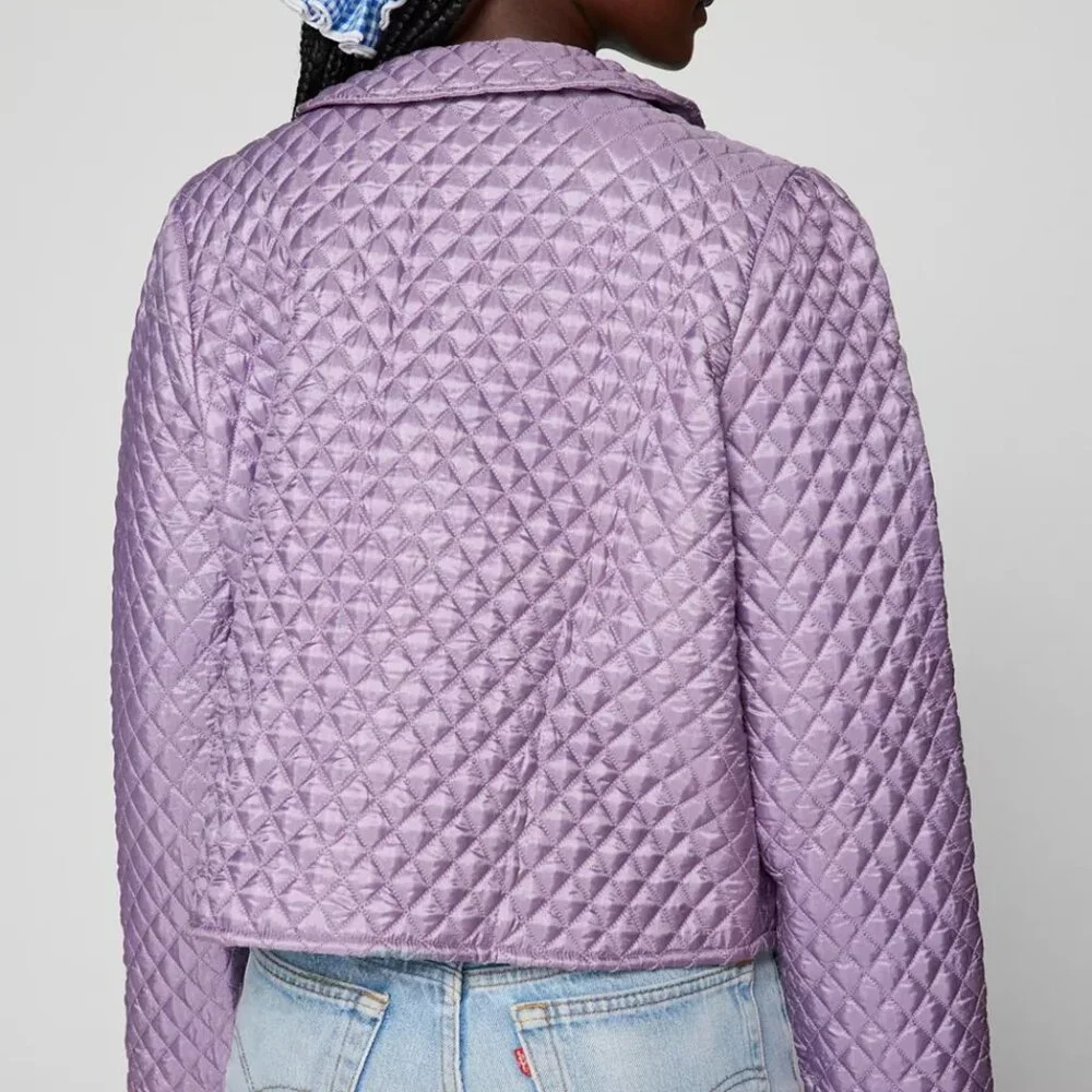 Urban Outfitters Kimchi Blue Trinity Satin Quilted Jacket/NWT/S